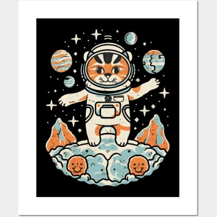 Cats in Space Adventure Posters and Art